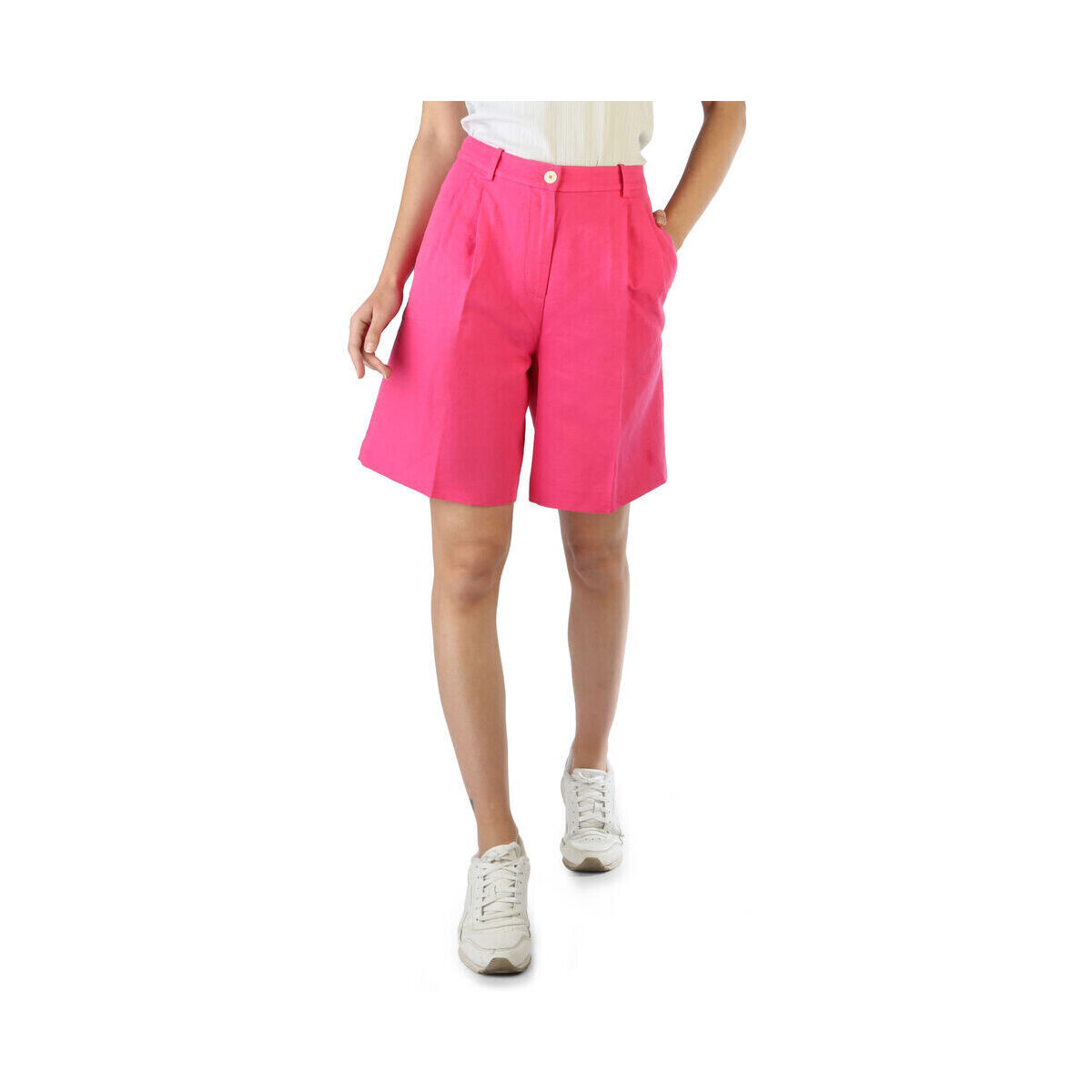 Oblačila Ženske Kratke hlače & Bermuda Tommy Hilfiger - ww0ww30481 Rožnata