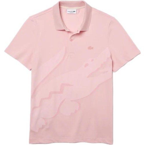 Oblačila Moški Polo majice kratki rokavi Lacoste POLO ROSA HOMBRE REGULAR   PH2049 Rožnata