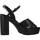 Čevlji  Ženske Sandali & Odprti čevlji Lumberjack CROSSED ANKLE Črna