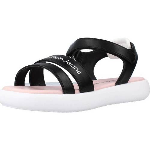 Čevlji  Deklice Sandali & Odprti čevlji Calvin Klein Jeans V3A280203 Črna