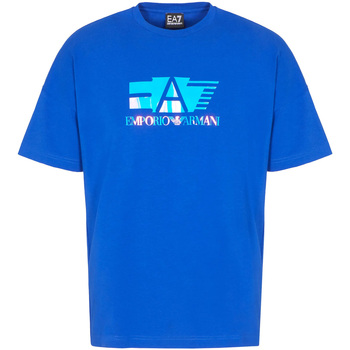 Oblačila Moški Majice & Polo majice Ea7 Emporio Armani 3LPT35 PJ5MZ Modra