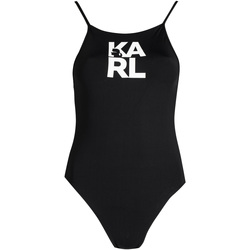 Oblačila Ženske Kopalke / Kopalne hlače Karl Lagerfeld KL22WOP01 | Printed Logo Črna