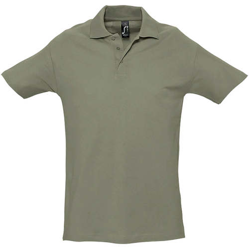 Sols SPRING POLO MANGA CORTA con 100% algodón peinado Kaki
