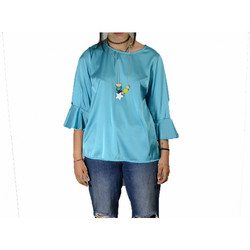 Oblačila Ženske Majice & Polo majice Dinovo 10888 Modra