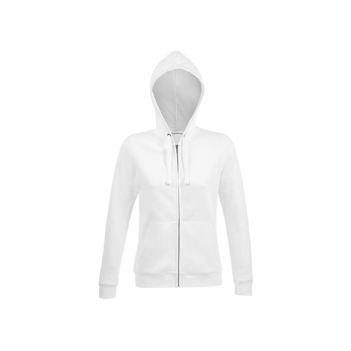Oblačila Ženske Puloverji Sols SPIKE WOMENN - SUDADERA mujer con  100% algodón biológico Bela