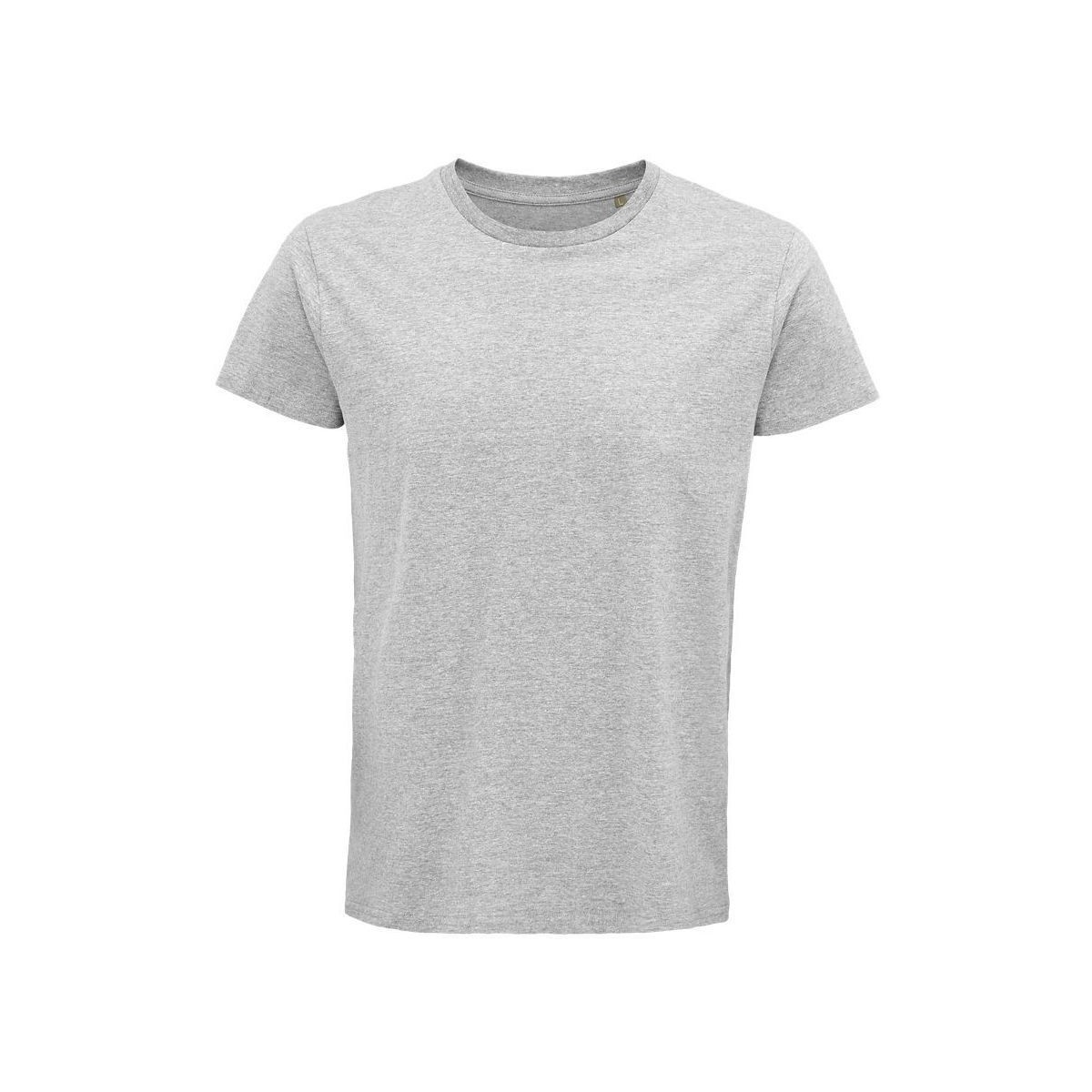 Oblačila Moški Majice & Polo majice Sols CRUSADER MEN  camisetsa de hombre 100% algodón biológico Siva