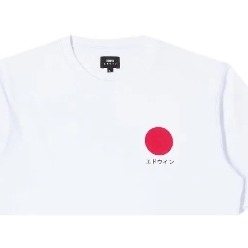 Oblačila Moški Majice & Polo majice Edwin Japanese Sun T-Shirt - White Bela