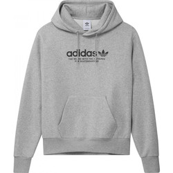 Oblačila Puloverji adidas Originals 4.0 logo hoodie Siva
