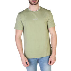 Oblačila Moški Majice s kratkimi rokavi Calvin Klein Jeans - k10k107845 Zelena