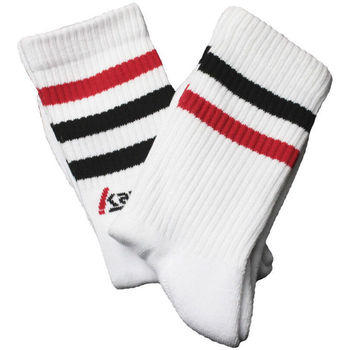 Kawasaki 2 Pack Socks K222068 1002 White Bela