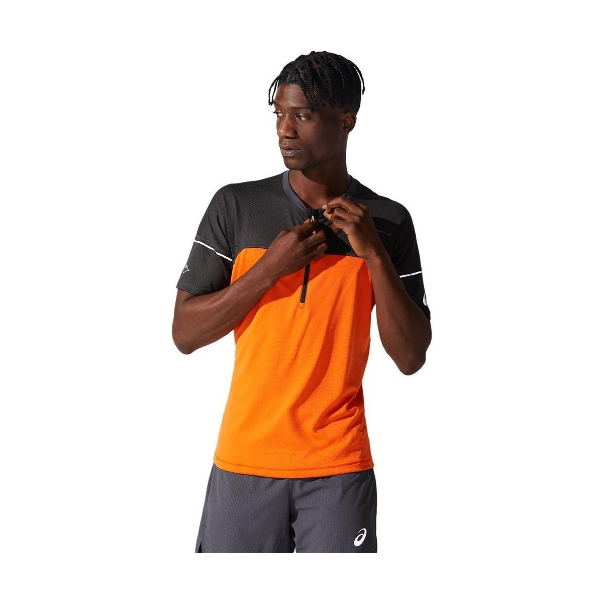 Oblačila Moški Majice s kratkimi rokavi Asics Fujitrail Oranžna