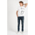 Oblačila Moški Majice s kratkimi rokavi Les Hommes LKT219-700P | Round Neck T-Shirt Bela