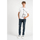 Oblačila Moški Majice s kratkimi rokavi Les Hommes LKT219-700P | Round Neck T-Shirt Bela