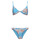 Oblačila Ženske Dvodelne kopalke Roxy PT ROXY LOVE THE SURF KNOT SET Modra / Bela / Rožnata