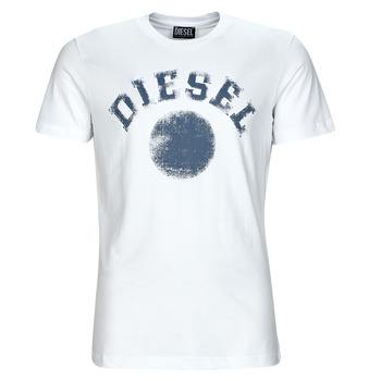 Oblačila Moški Majice s kratkimi rokavi Diesel T-DIEGOR-K56 Bela / Modra