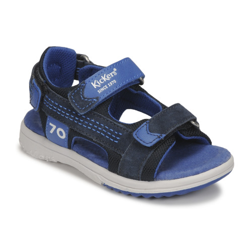 Čevlji  Dečki Sandali & Odprti čevlji Kickers PLANE Modra / Siva