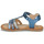 Čevlji  Deklice Sandali & Odprti čevlji Kickers DIAMANTO Modra