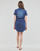 Oblačila Ženske Kratke obleke JDY JDYBELLA S/S SHIRT DRESS Modra