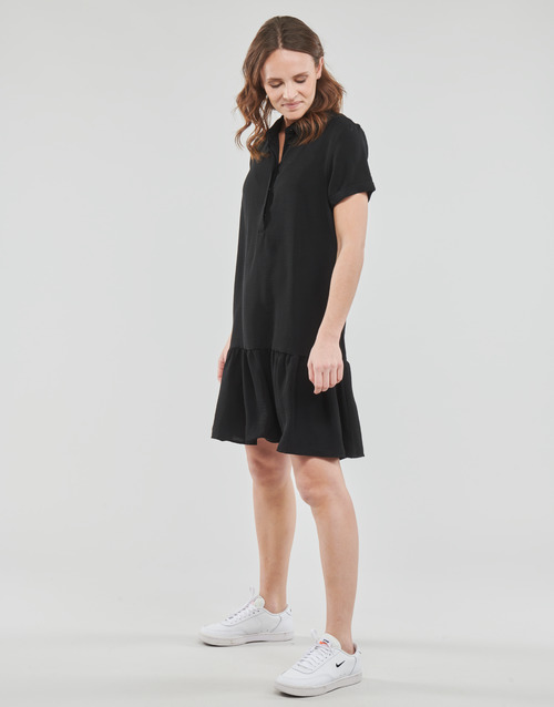 JDY JDYLION S/S PLACKET DRESS Črna