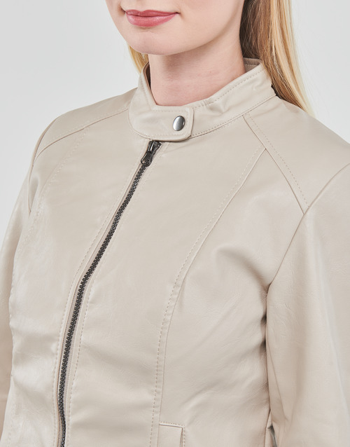 JDY JDYEMILY FAUX LEATHER JACKET Bež