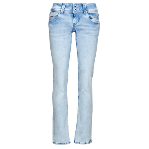 Oblačila Ženske Jeans straight Pepe jeans VENUS Modra