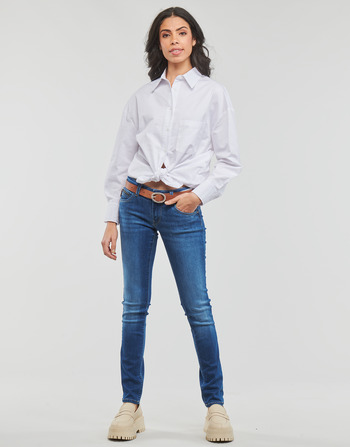 Oblačila Ženske Jeans straight Pepe jeans NEW BROOKE Modra