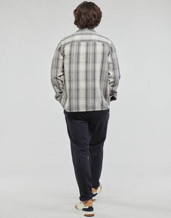Only & Sons  ONSSCOTT LS CHECK FLANNEL OVERSHIRT 4162 Črna