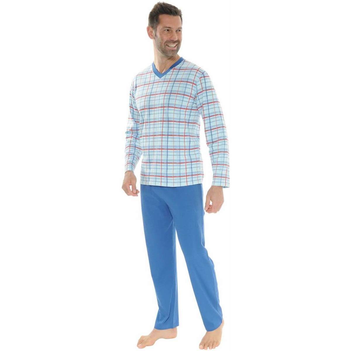 Oblačila Moški Pižame & Spalne srajce Christian Cane NELIO Modra