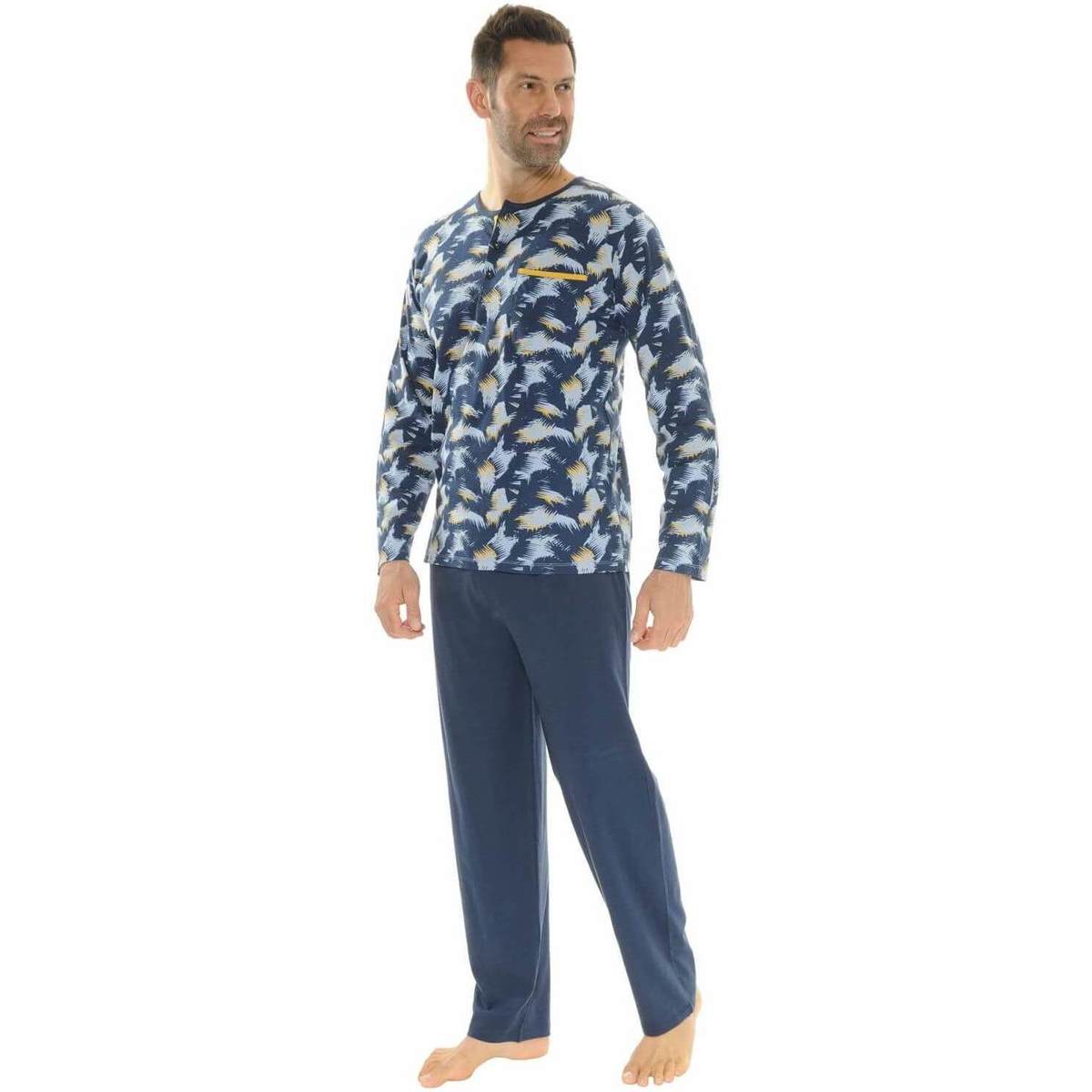 Oblačila Moški Pižame & Spalne srajce Christian Cane NIL Modra