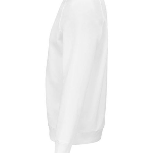 Sols SPACE -SUDADERA UNISEX de algodón biológico color blanco Bela