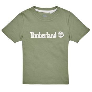 Oblačila Dečki Majice s kratkimi rokavi Timberland T25T77 Kaki
