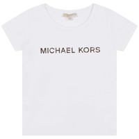 Oblačila Deklice Majice s kratkimi rokavi MICHAEL Michael Kors  Bela