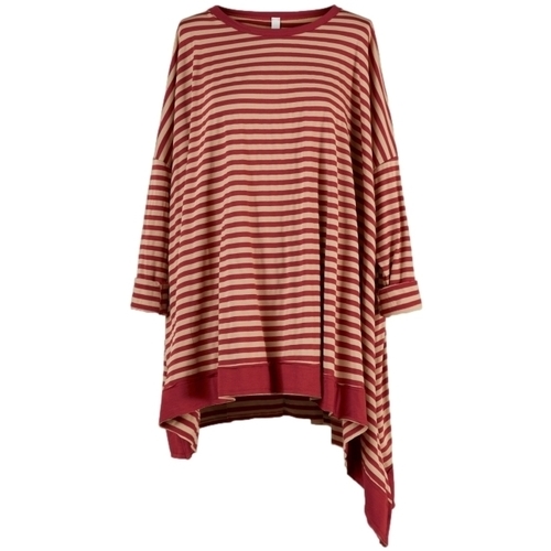 Oblačila Ženske Puloverji Wendy Trendy Top 221281 - Red Rdeča