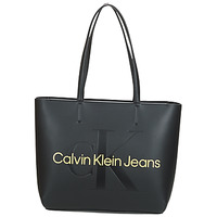 Torbice Ženske Nakupovalne torbe Calvin Klein Jeans SHOPPER29 Črna