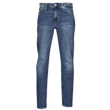 Oblačila Moški Jeans straight Calvin Klein Jeans SLIM TAPER Modra