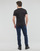 Oblačila Moški Majice s kratkimi rokavi Calvin Klein Jeans TRANSPARENT STRIPE LOGO TEE Črna