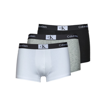 Spodnje perilo Moški Boksarice Calvin Klein Jeans TRUNK 3PK X3 Črna / Bela / Siva