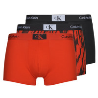 Spodnje perilo Moški Boksarice Calvin Klein Jeans TRUNK 3PK X3 Črna / Rdeča
