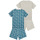 Oblačila Otroci Pižame & Spalne srajce Petit Bateau A07HK00 X2 Večbarvna