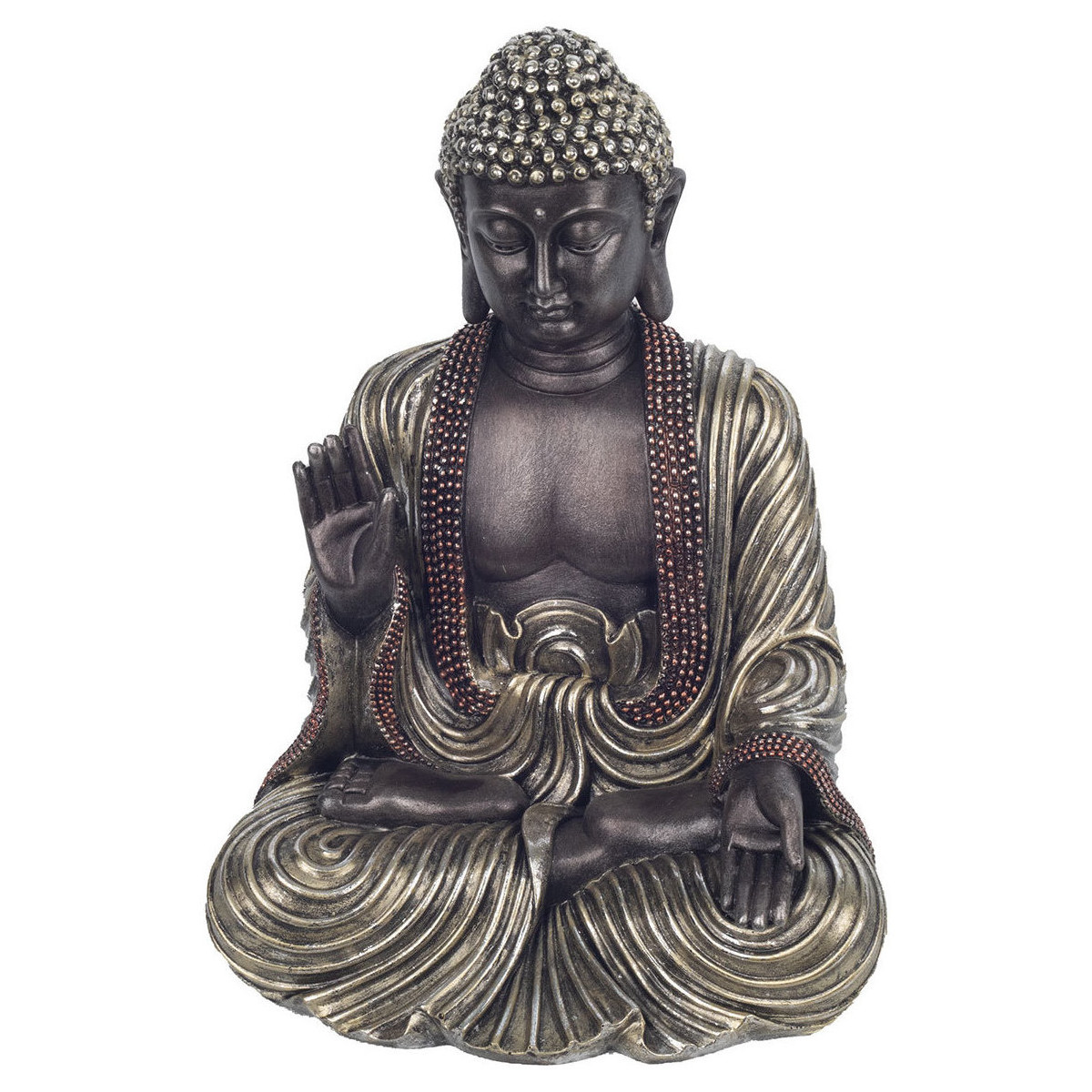 Dom Kipci in figurice Signes Grimalt Buddha Figura Meditira Črna