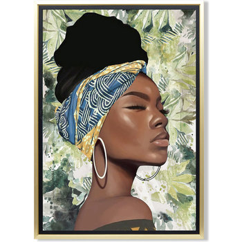 Dom Slike / platna Signes Grimalt Afriška Ženska Škatla Zelena
