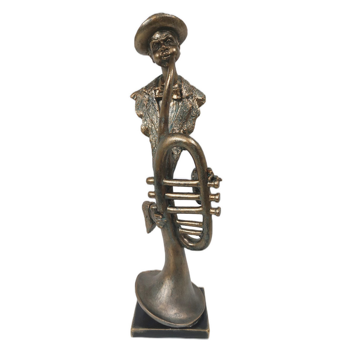 Dom Kipci in figurice Signes Grimalt Figura Glasbenica Trumpet Pozlačena