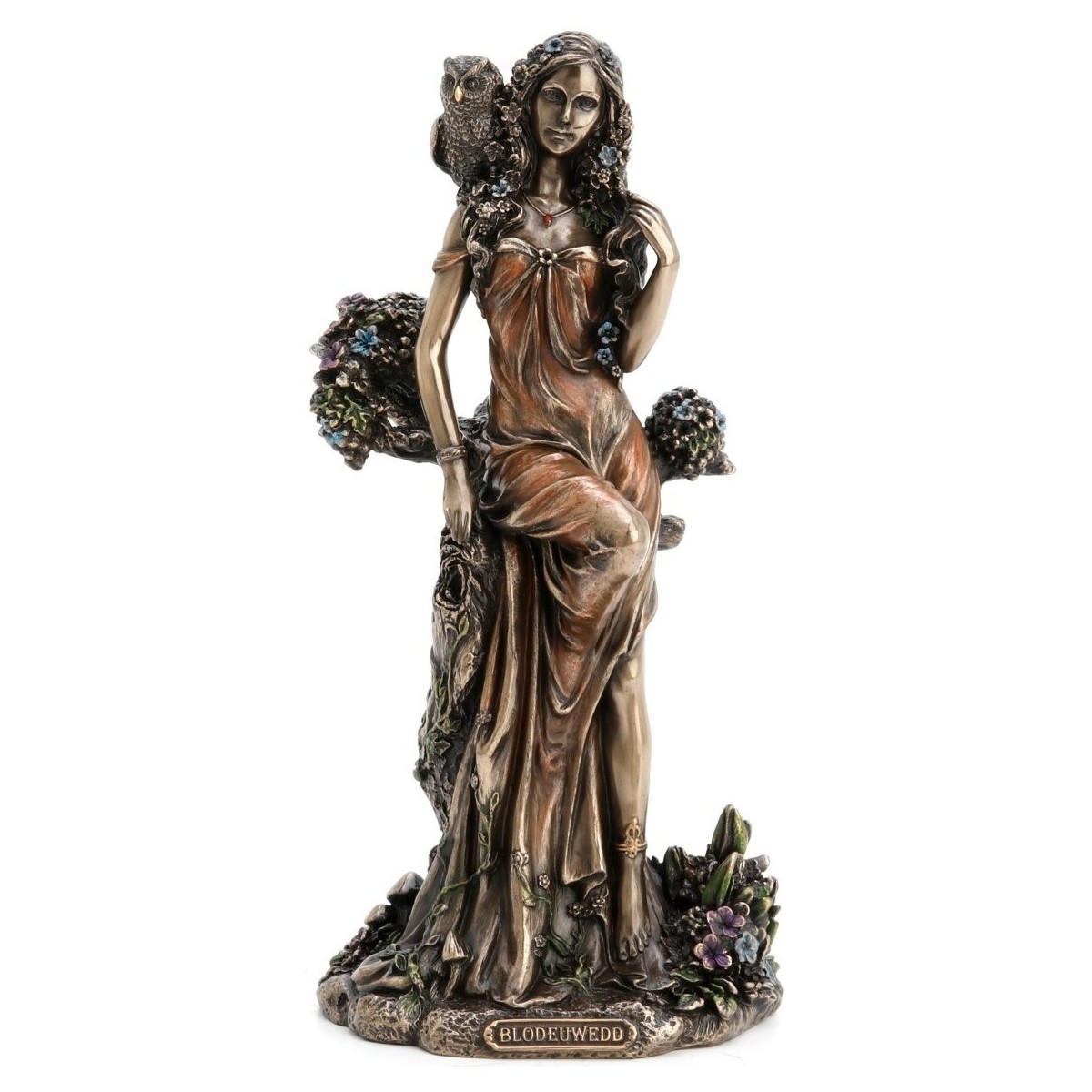 Dom Kipci in figurice Signes Grimalt Blodewedd Figura Kraljica Celta Pozlačena