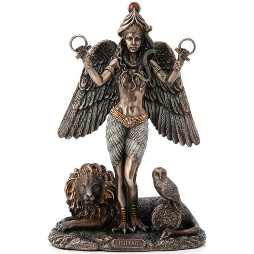 Dom Kipci in figurice Signes Grimalt Figura Boginja Ishtar Pozlačena