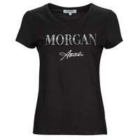 Oblačila Ženske Majice s kratkimi rokavi Morgan DATTI Črna