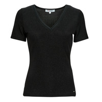 Oblačila Ženske Majice s kratkimi rokavi Morgan DIWI Črna