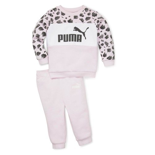 Oblačila Deklice Otroški kompleti Puma ESS PUMA MATES INFANTS JOGGER Rožnata