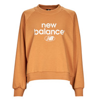 Oblačila Ženske Puloverji New Balance Essentials Graphic Crew French Terry Fleece Sweatshirt Oranžna