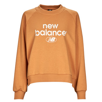 Oblačila Ženske Puloverji New Balance Essentials Graphic Crew French Terry Fleece Sweatshirt Oranžna