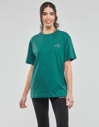 New Balance Uni-ssentials Cotton T-Shirt Zelena